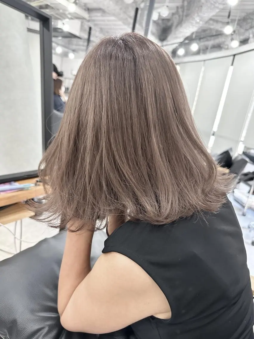 ミディアム カラー ヘアアレンジ 💎lino _by _ACNE💎 🧸のヘアスタイル