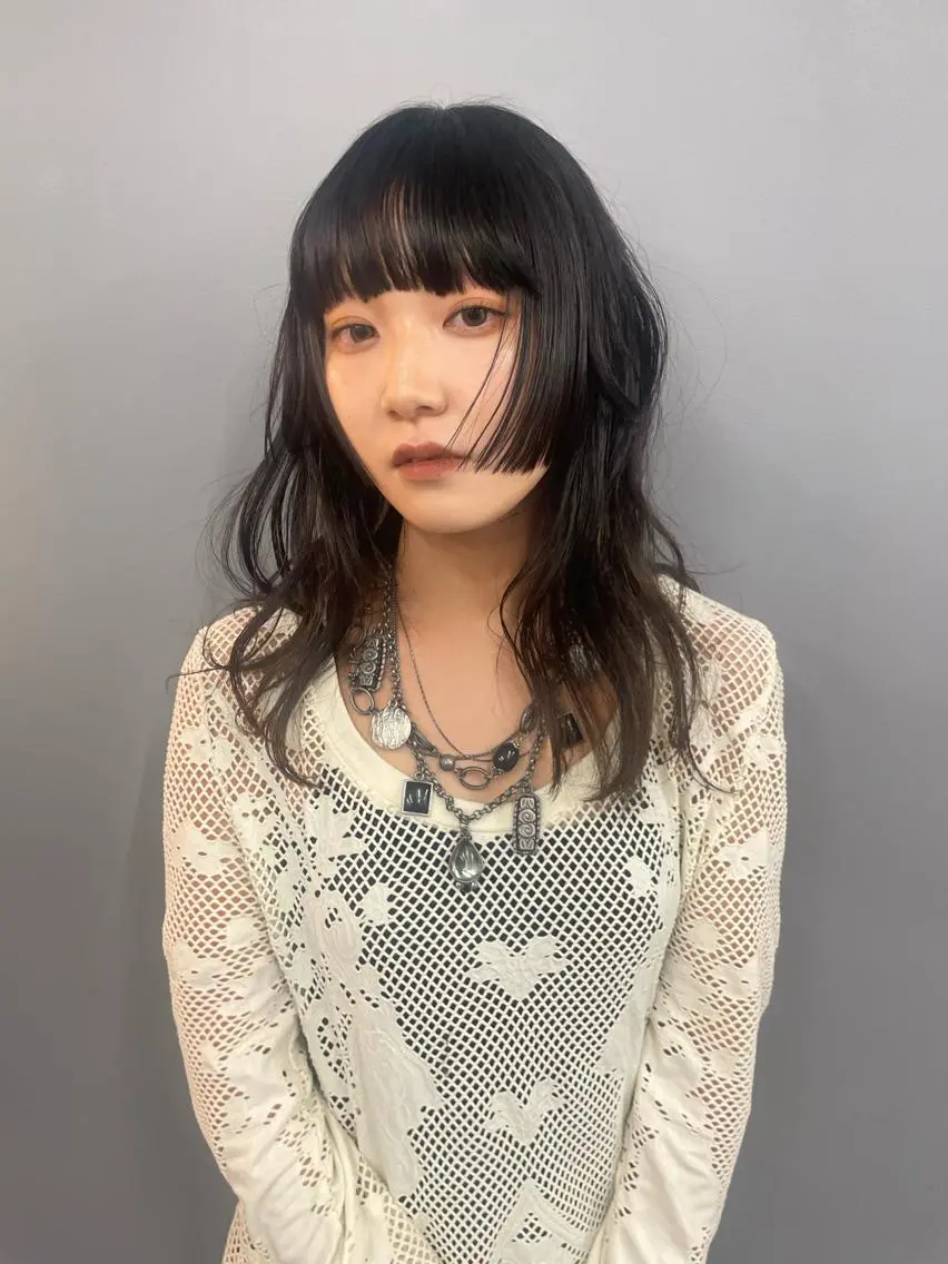 セミロング カラー 似合わせカット/ naokoのヘアスタイル