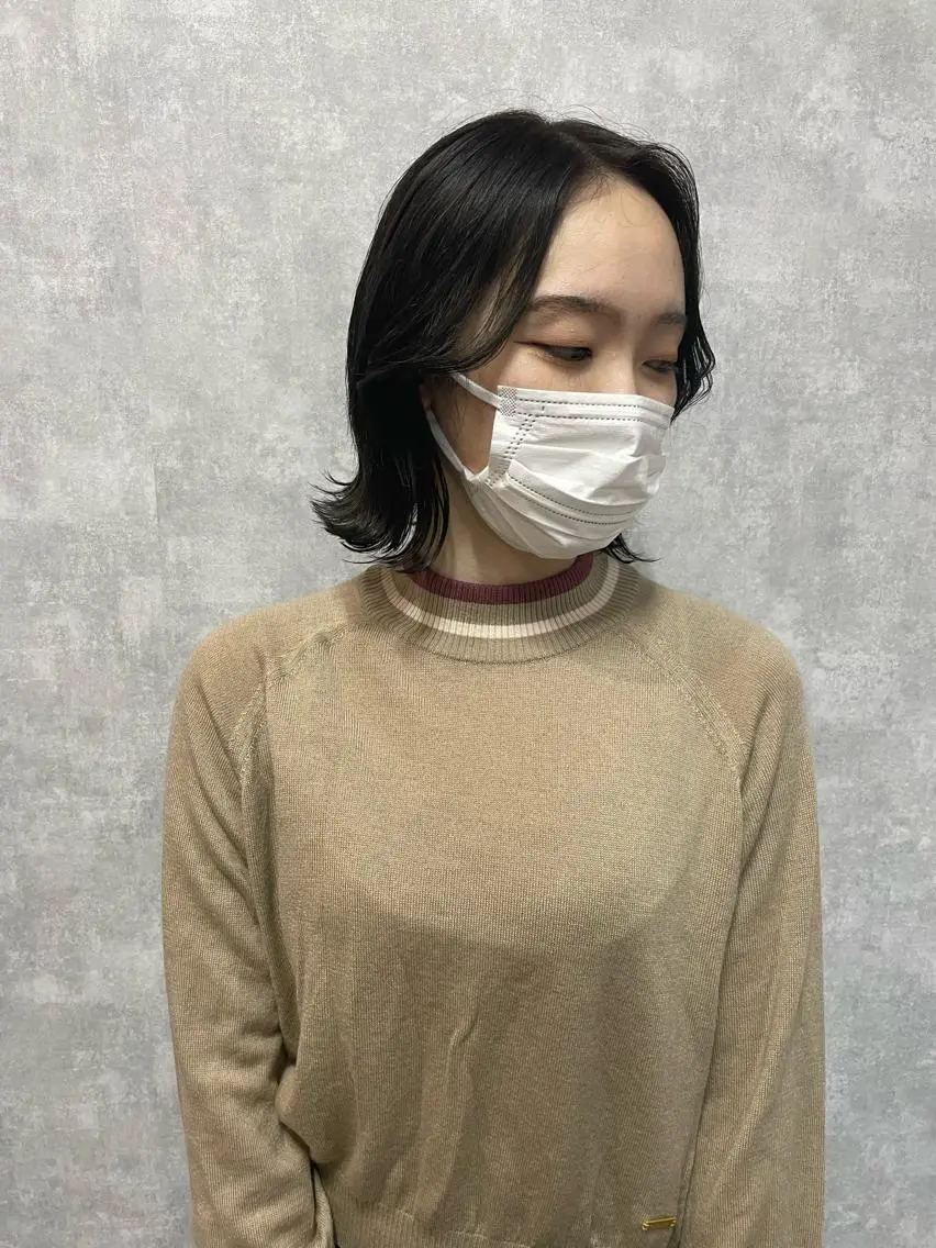 ショート 切りっぱなしボブ ショートボブ ハンサムショート 丸みショート アッシュ モテ髪/ボブ/ショー ト/アダチフウトのヘアスタイル