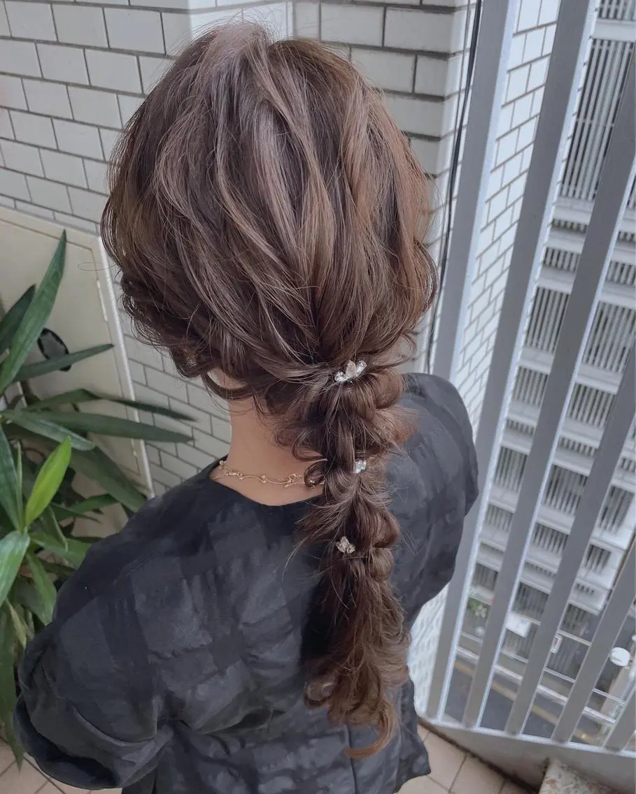 ロング ヘアアレンジ キッズ ヘアメイク10年から 美容師💄Anriのヘアスタイル
