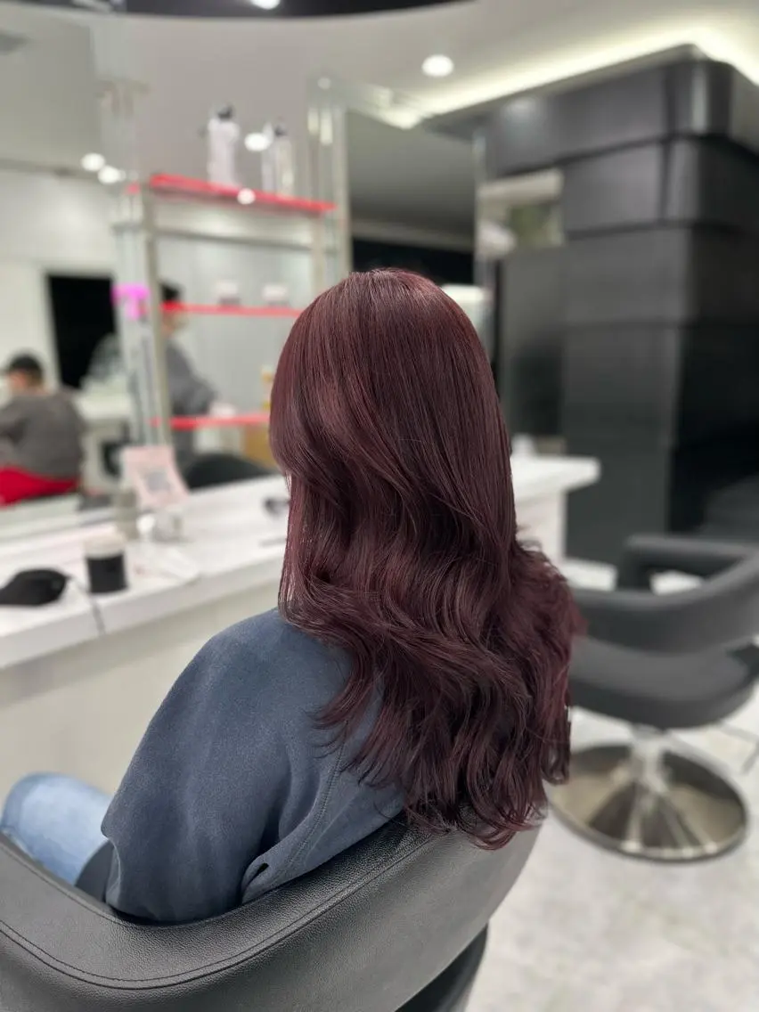 カラー ヘアアレンジ ヘアカラー トリートメント ヘッドスパ ヘアセット ブリーチなし透明感 💗RYOTAのヘアスタイル