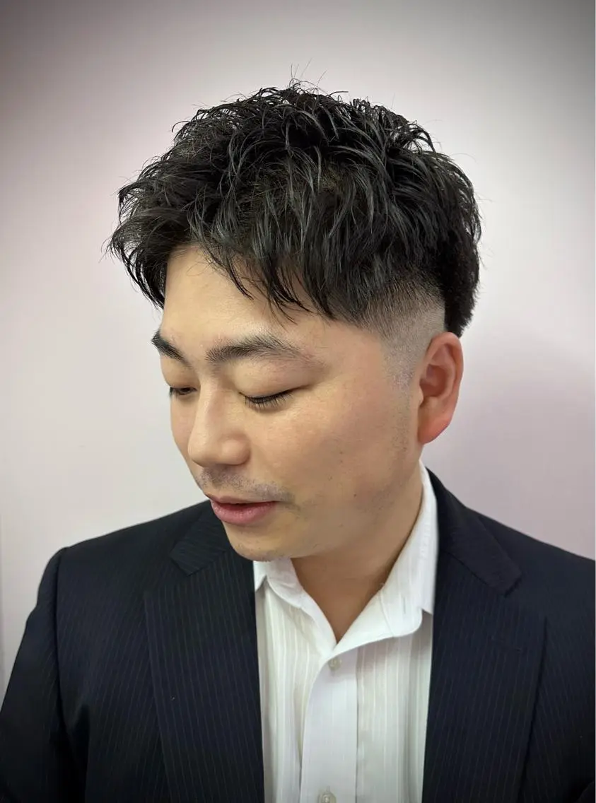 ミディアム ミディアムパーマ 横浜 カット全般 大槻のヘアスタイル