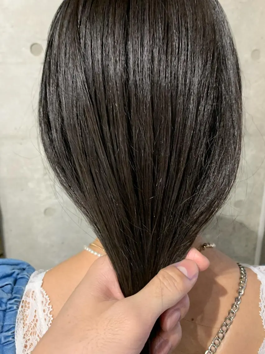 カラー ボブパーマコテ巻き風 パーマNo1深江秀平のヘアスタイル