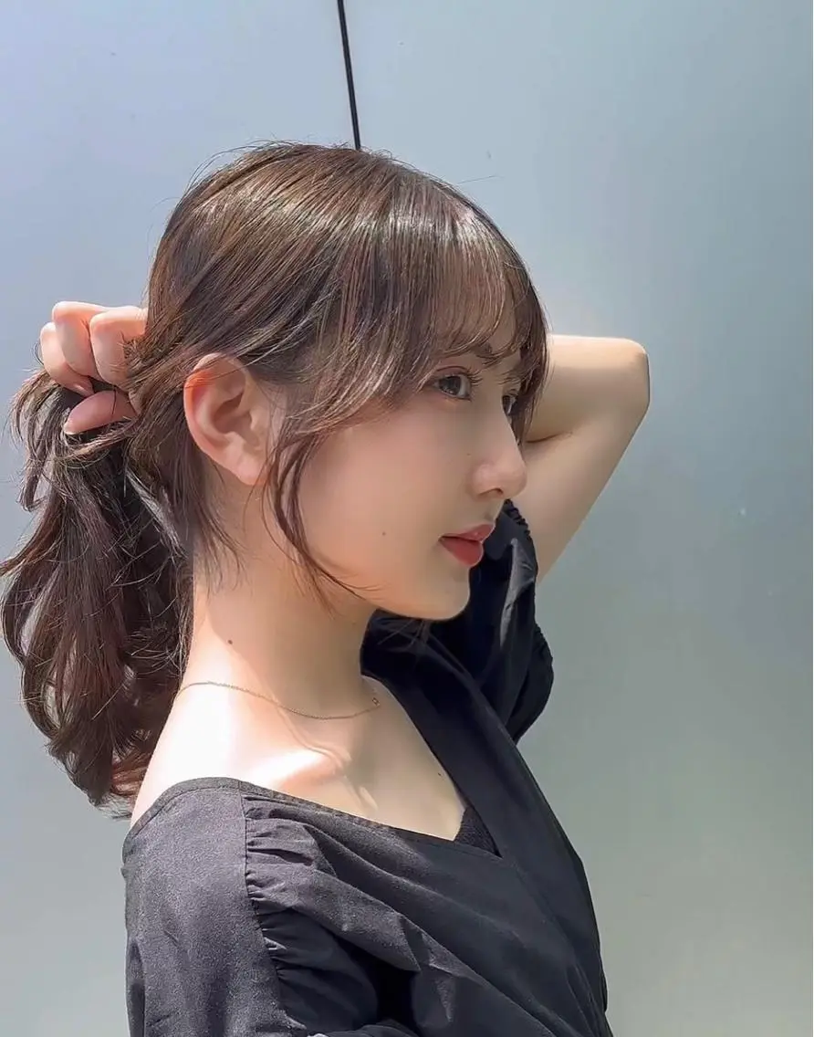 ミディアム カット ヘアカラー トリートメント 🌫️大人韓国ヘア 🌫️naoyaのヘアスタイル
