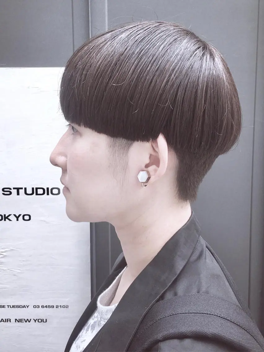 ショート ヘアカラー トリートメント ダブルカラー/ -KOKO-本八幡のヘアスタイル