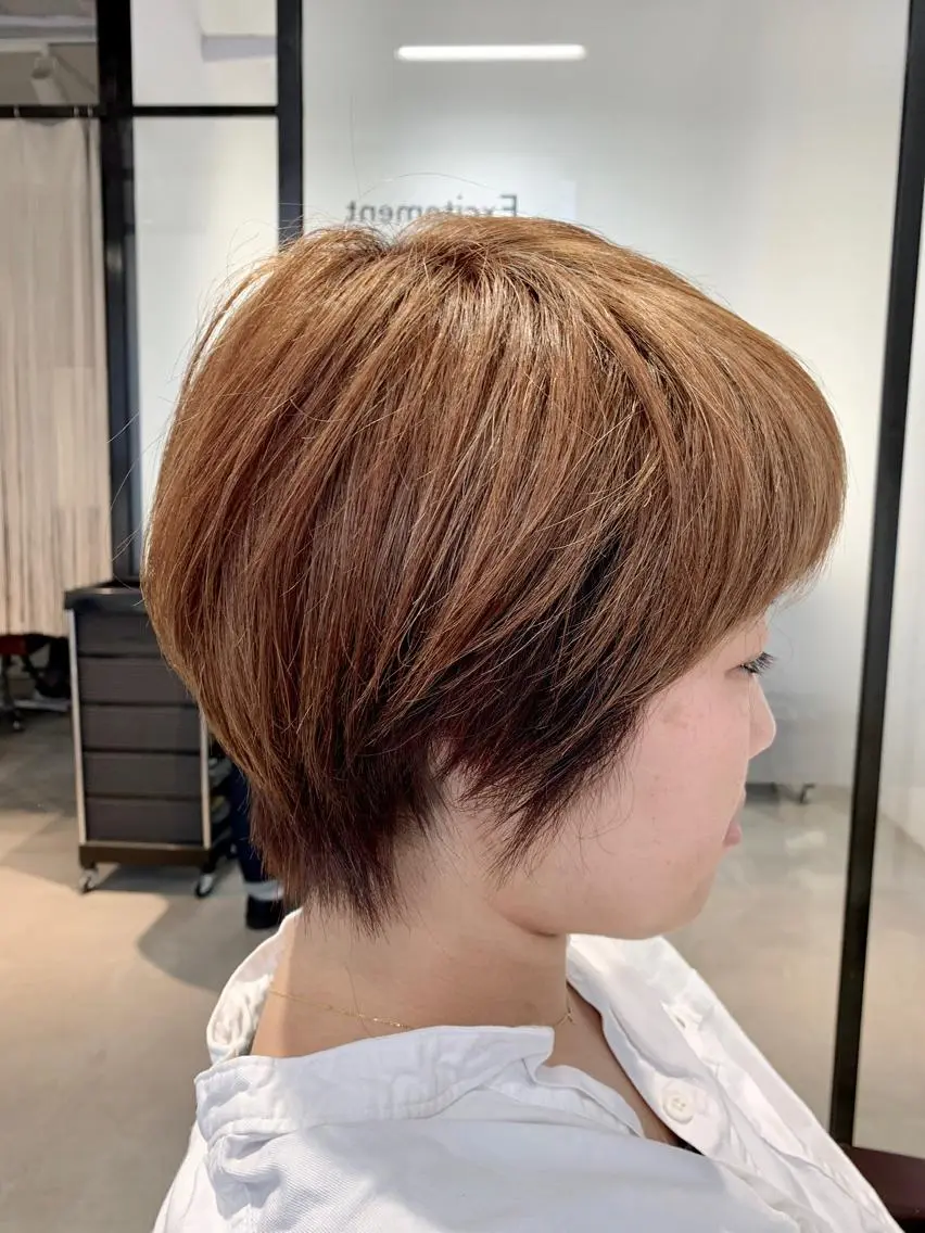 ショート カラー イガラシ ジュン/髪質改善のヘアスタイル