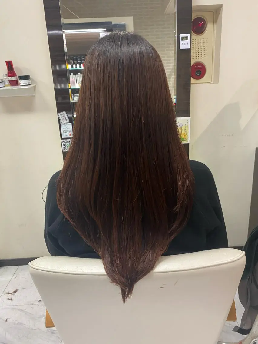 ロング レイヤーカット シャギー 目黒 碧人のヘアスタイル