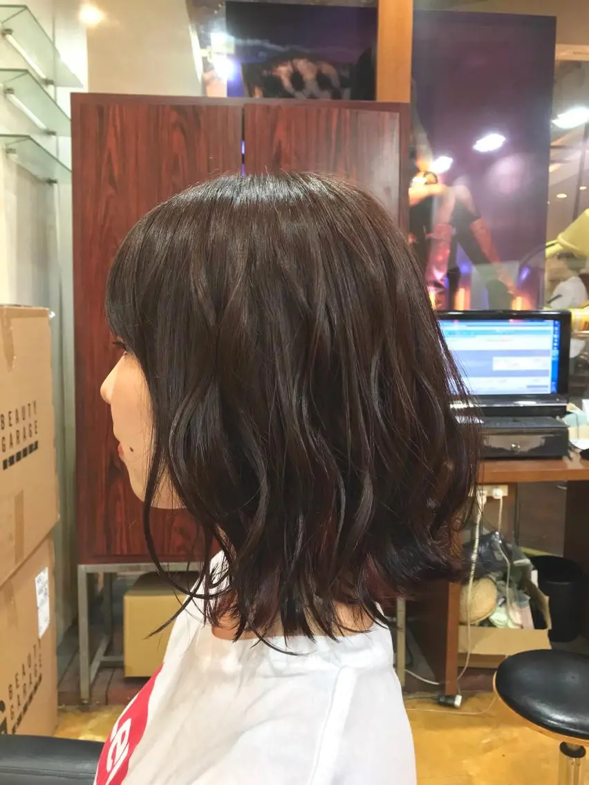 ショート カラー ピンクカラー 韓国レイヤーカット★ 小林大樹のヘアスタイル