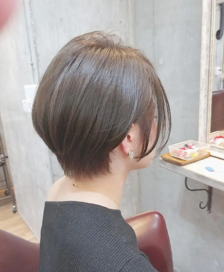ショート カラー パーマ ヘアアレンジ 6月オープン♪豊見城 Lodattu✁清水のヘアスタイル
