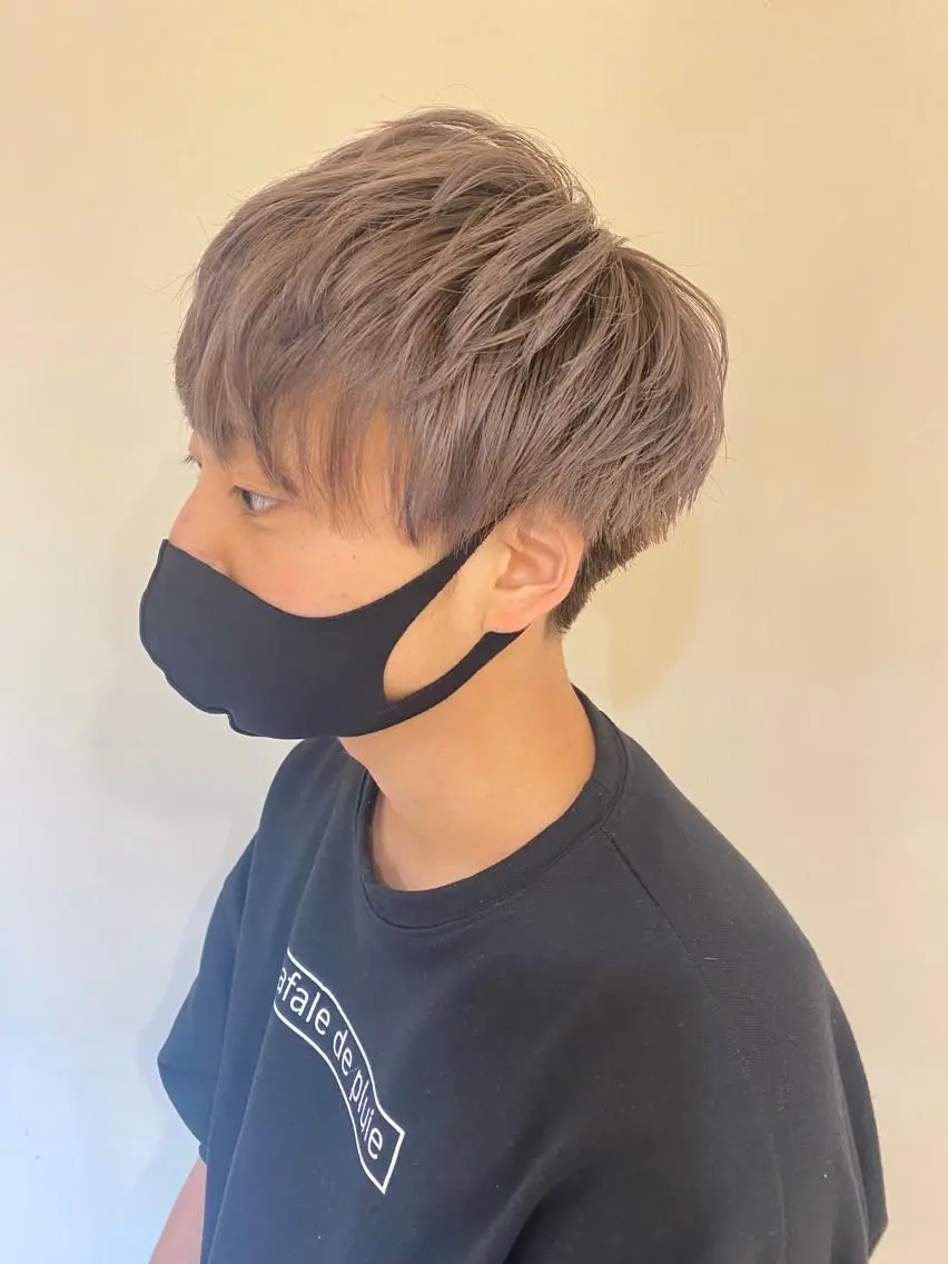 カラー メンズ メンズブリーチ ブリーチ コマツリサ ROCCO eastのヘアスタイル