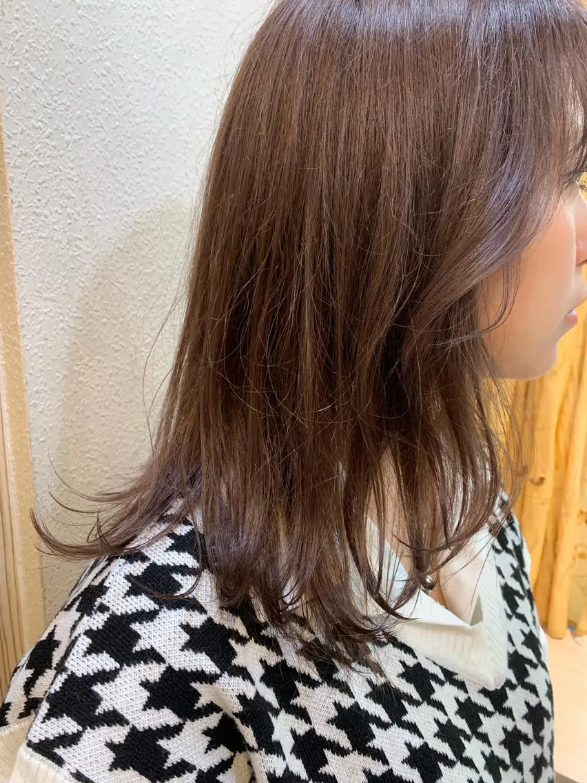 セミロング カラー カット ヘアカラー トリートメント ヘアセット 🌸スタイリスト 山浦美恵のヘアスタイル
