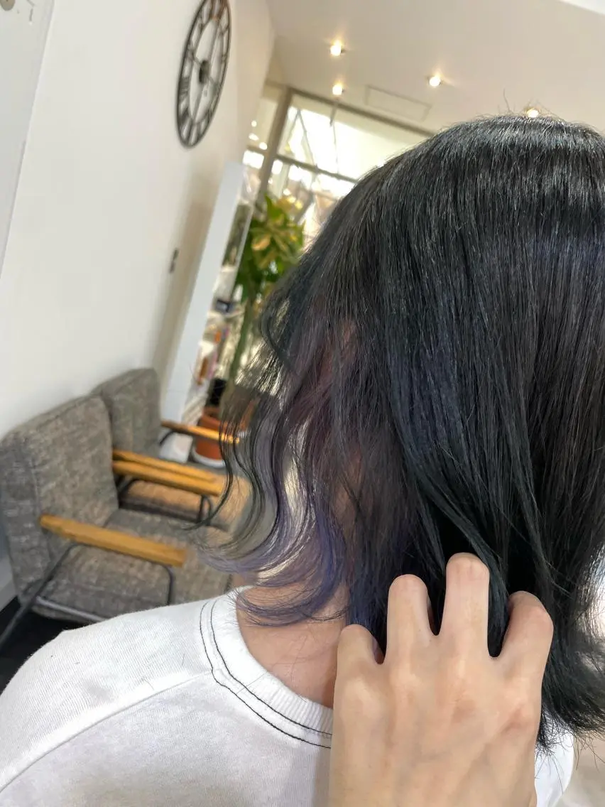 ミディアム カラー イルミナカラー カット ヘアカラー L.E.M 仙台のヘアスタイル