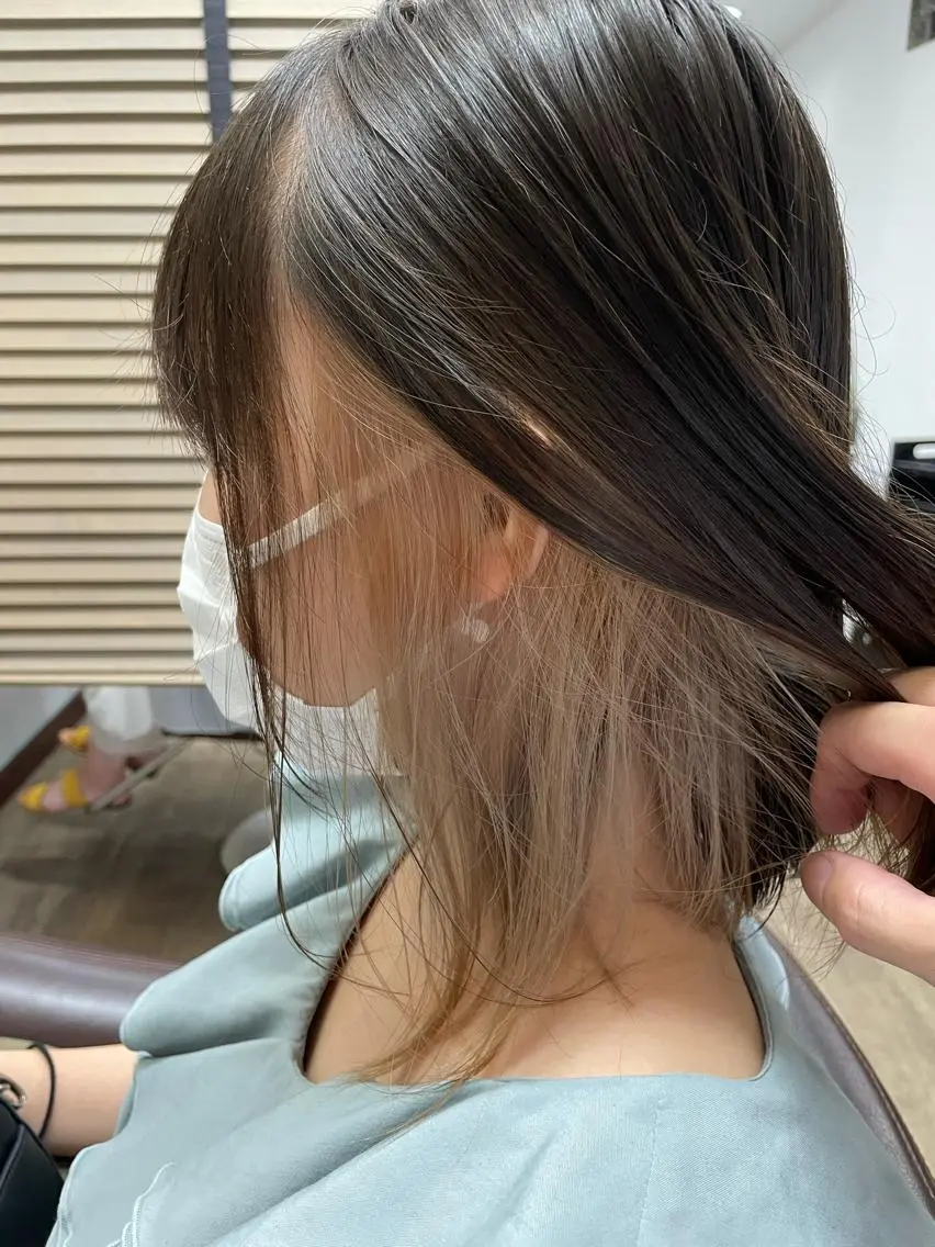 ミディアム 佐々木 浩之のヘアスタイル