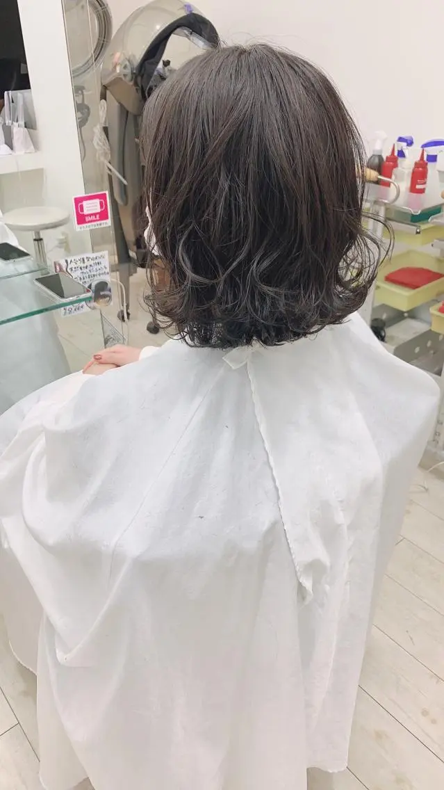 ショート 切りっぱなしボブ ボブ 🤍❄️水田 美雪❄️🤍のマツエク・マツパデザイン
