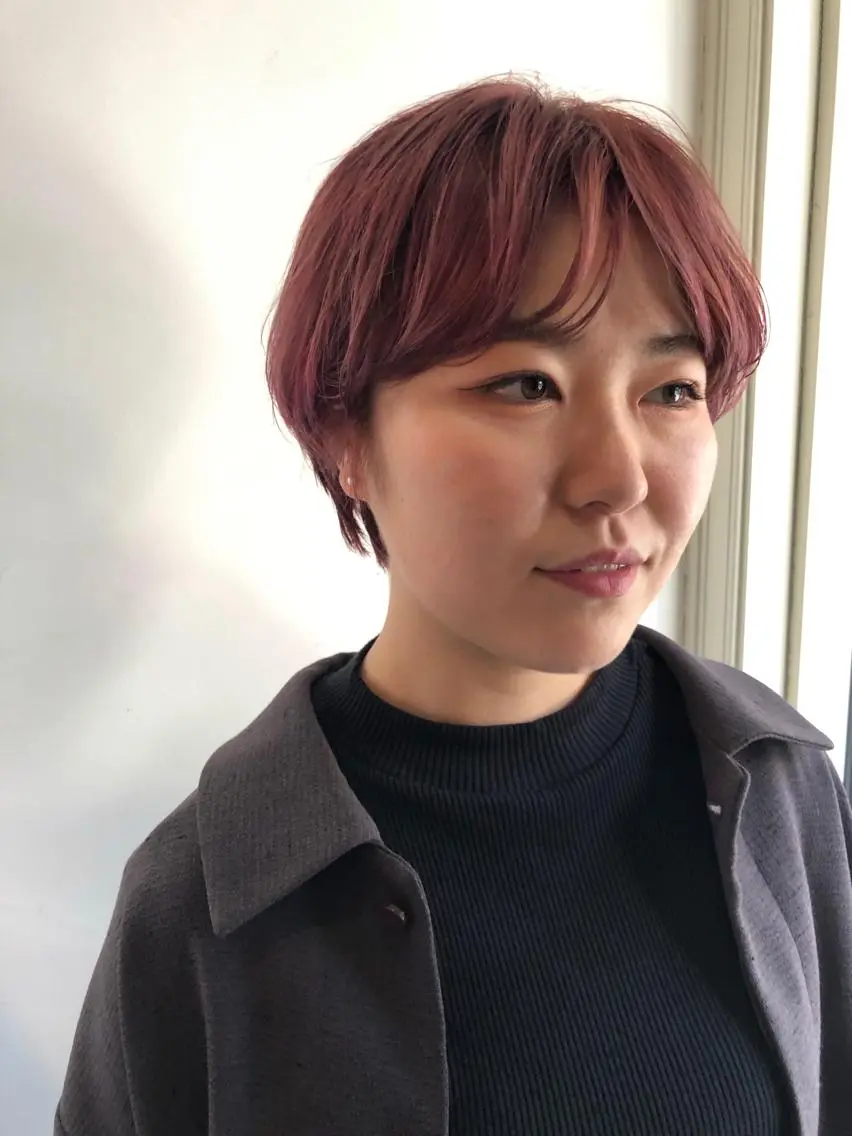 ショート カラー eri kinjoのヘアスタイル