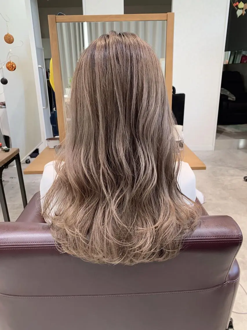 ロング カラー HAREru. モデル募集【戸塚】のヘアスタイル