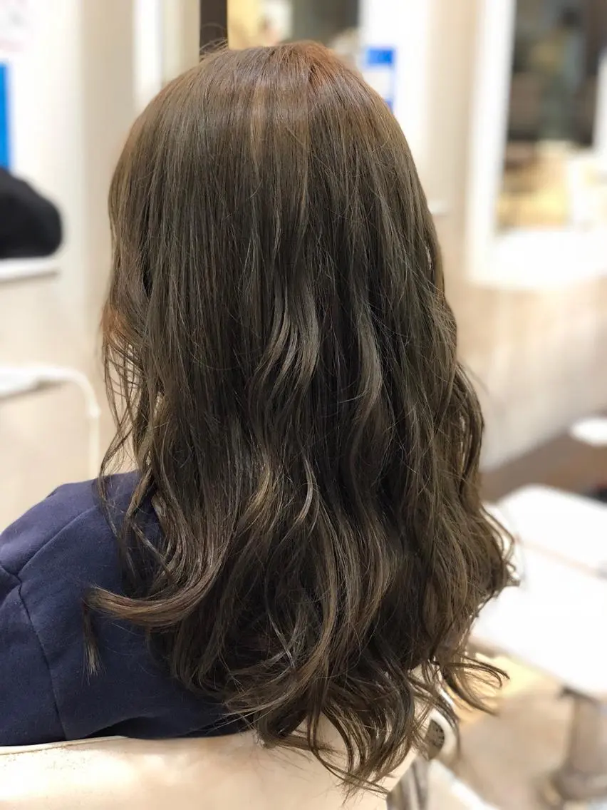 カラー 外国人風カラー 美容室 HAKUAのヘアスタイル