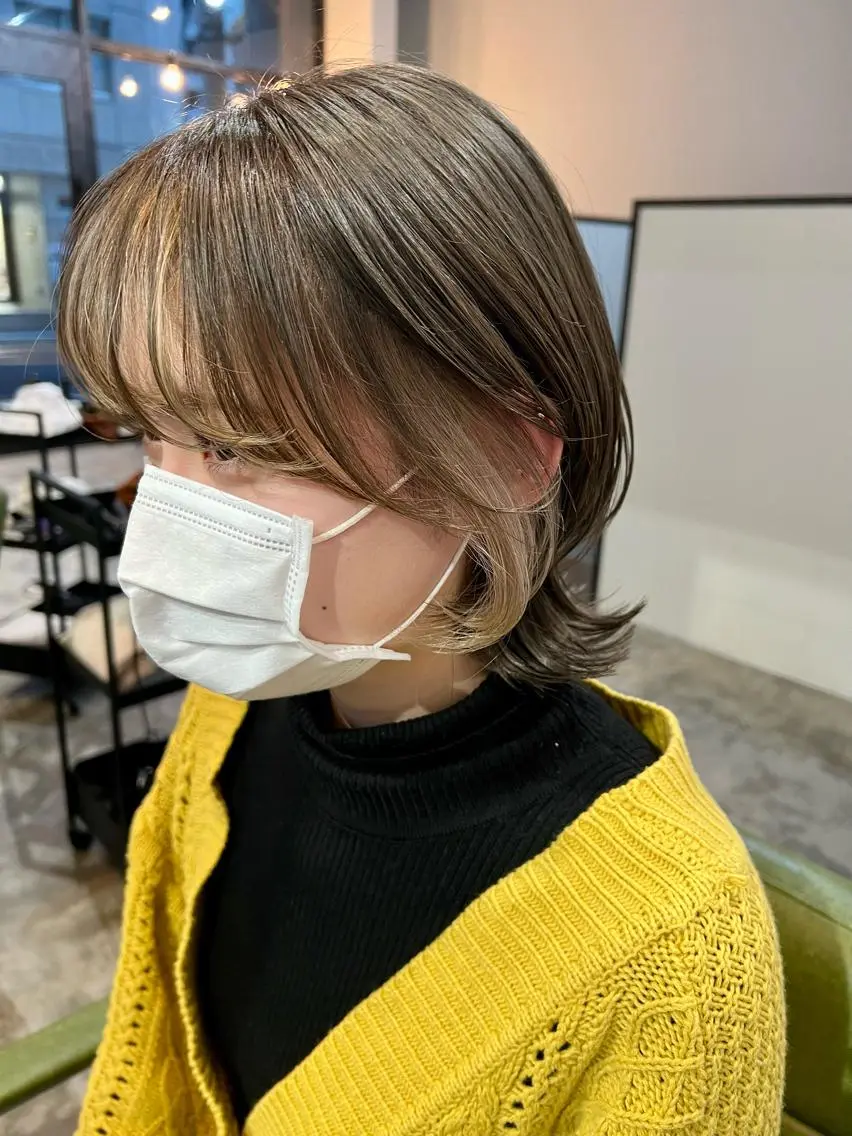 カラー ミストバング  フェイスフレーミング mizuki ニュアンスパーマのその他イメージ
