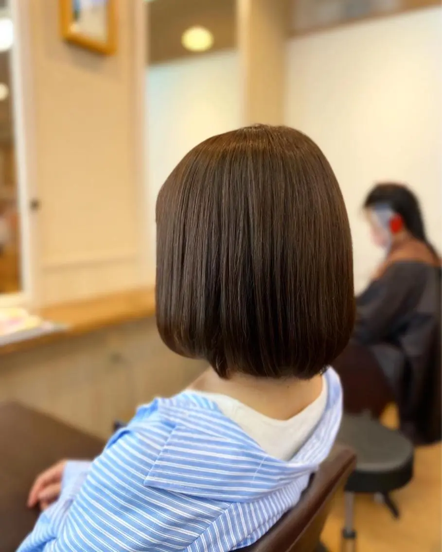 カラー アッシュ アッシュブラウン ブラウンカラー NUMBER 天王寺YUYAのヘアスタイル