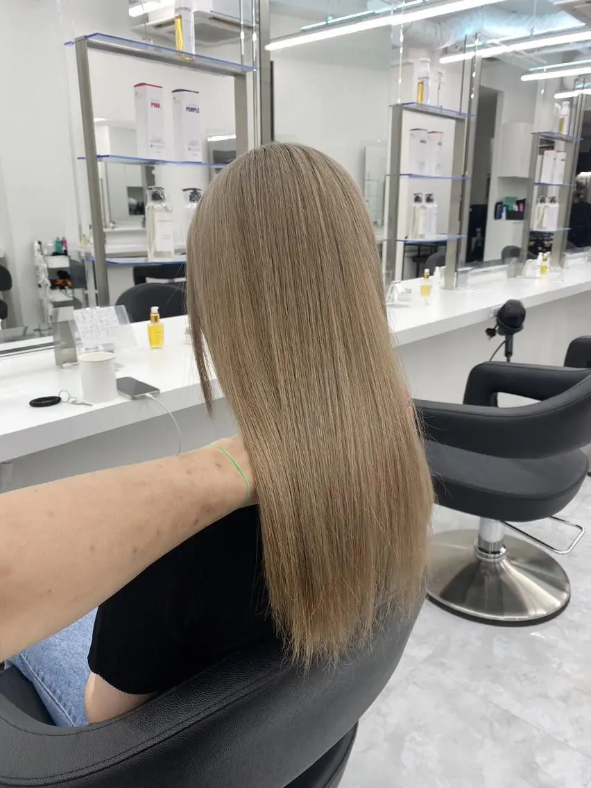 カラー ピンク・ベージュ🩰 カラー🫧とらのヘアスタイル