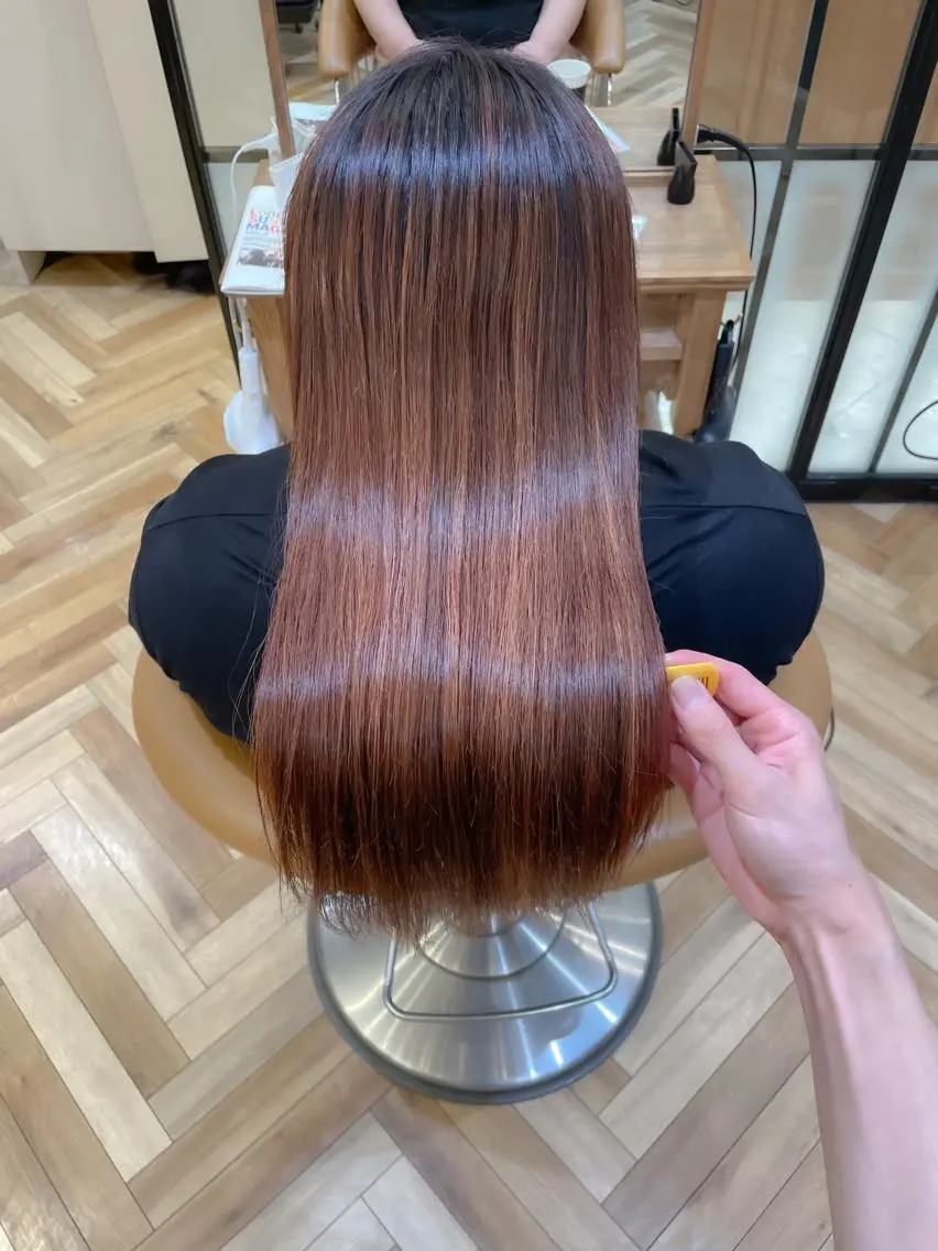 ロング カラー トリートメント 💎巻ける縮毛矯正/ 艶髪💎石渕智也のヘアスタイル