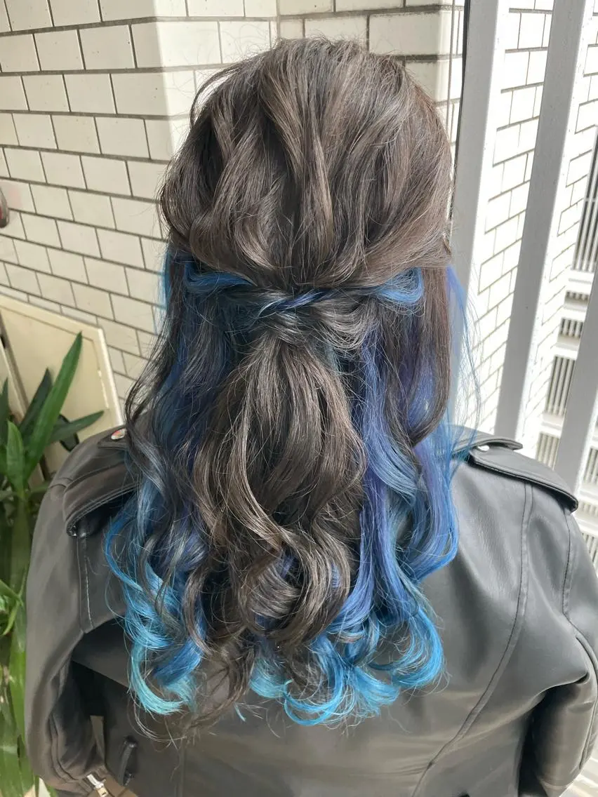 ヘアアレンジ ハーフアップ デート 浴衣 ヘアセット 参列・イベントヘア♡ ゆいなのヘアスタイル