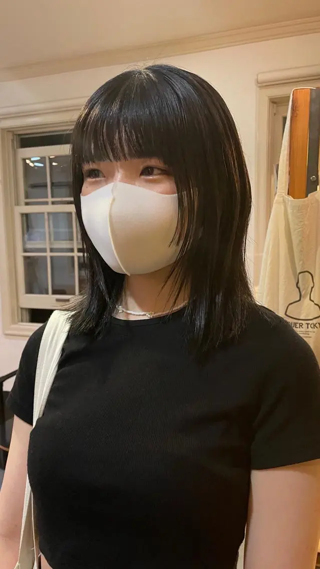 ミディアム カラー eri kinjoのヘアスタイル