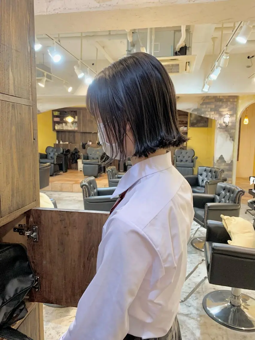 ショート カラー ショートボブ ボブ ショートヘア カット ヘアカラー トリートメント ショート/ボブ /髪質改善/内山翔太のヘアスタイル