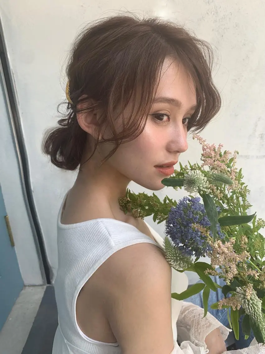 ヘアアレンジ ヘアールーム アートのヘアスタイル