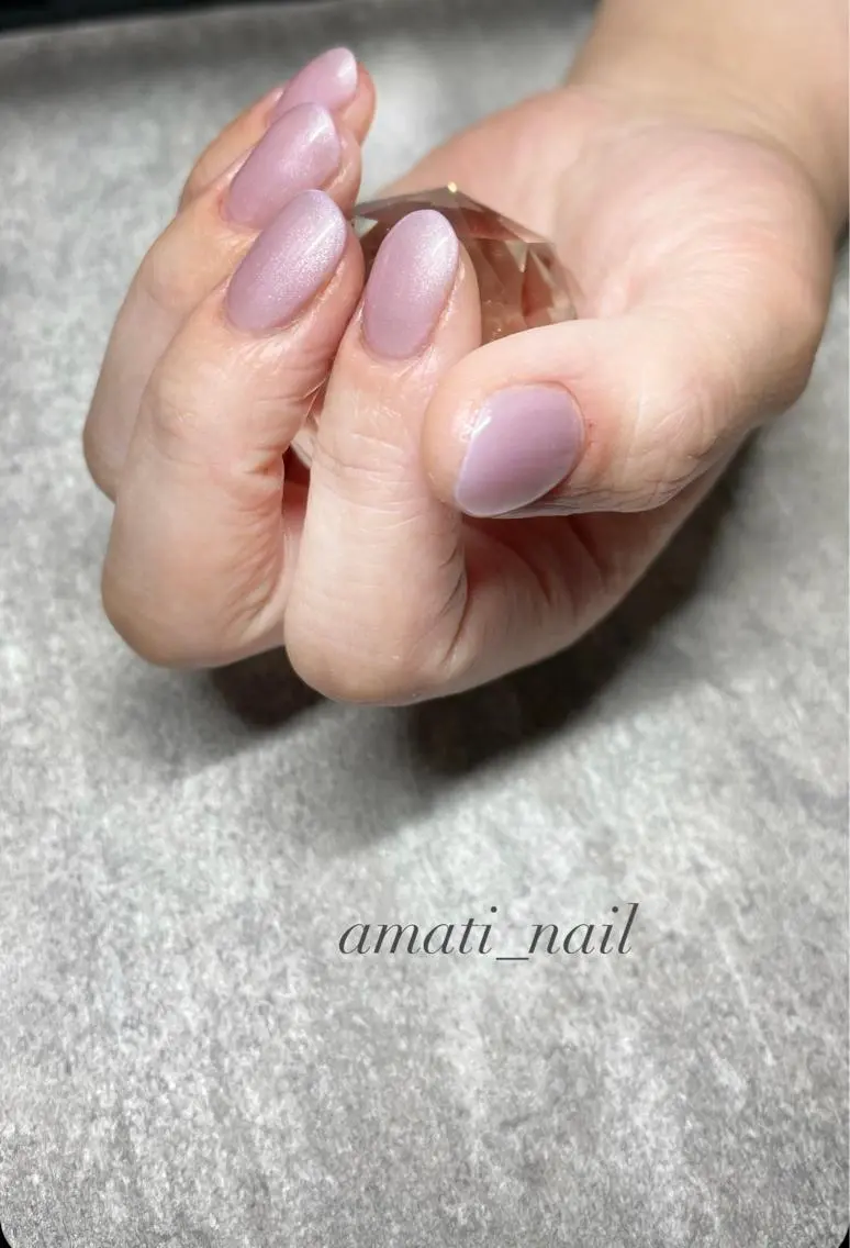ネイル フレンチネイル ミラーネイル ニュアンスネイル ワンカラーネイル 春ネイル ハンドネイル amati_nail TAKAKOのネイルデザイン