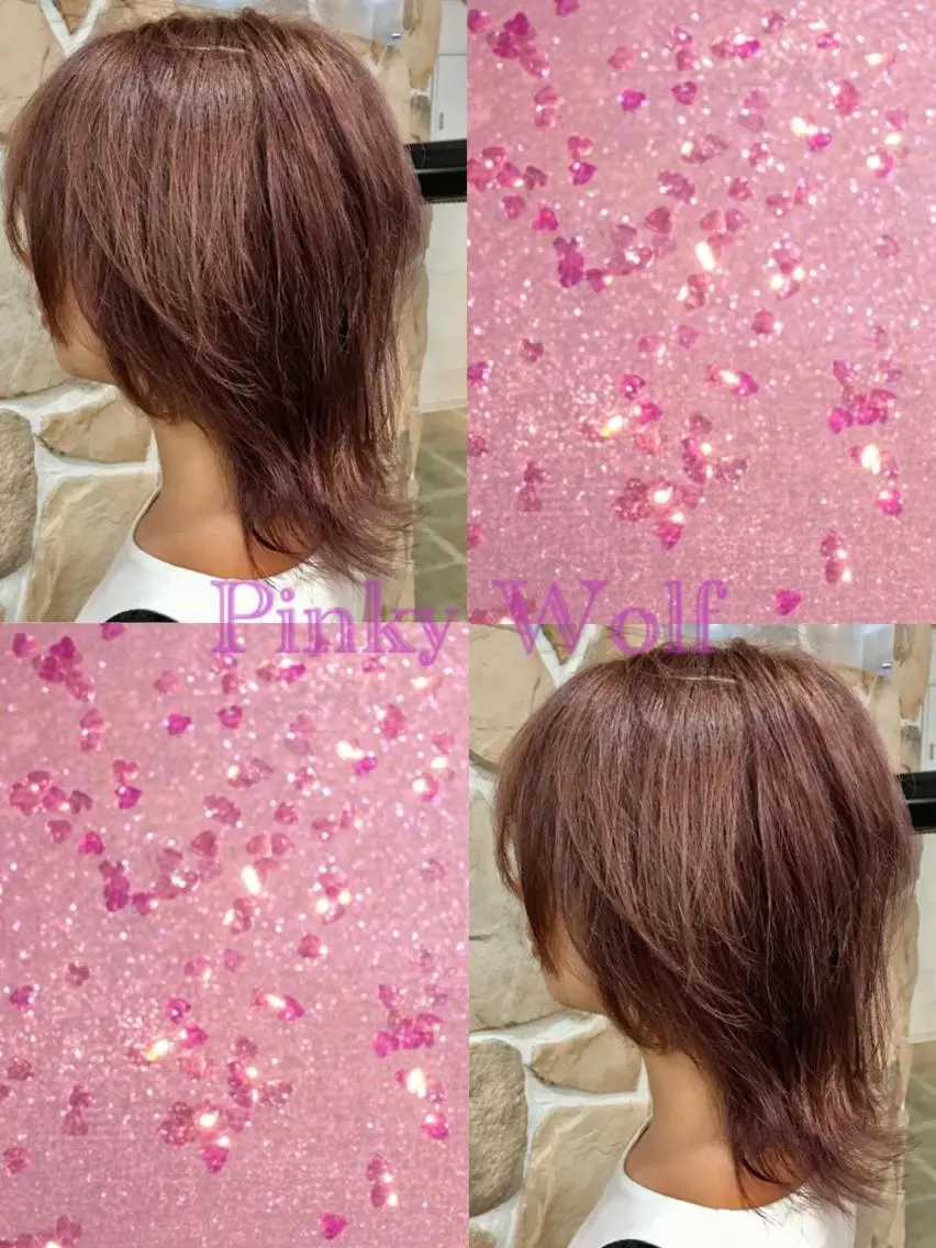 ミディアム ヘアカラー ヲタク美容師 店長　上原のヘアスタイル
