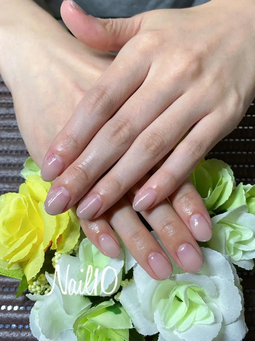 ネイル ラメ(グリッター) ラメグラデーション ハンドネイル Nail10 Kakoのネイルデザイン