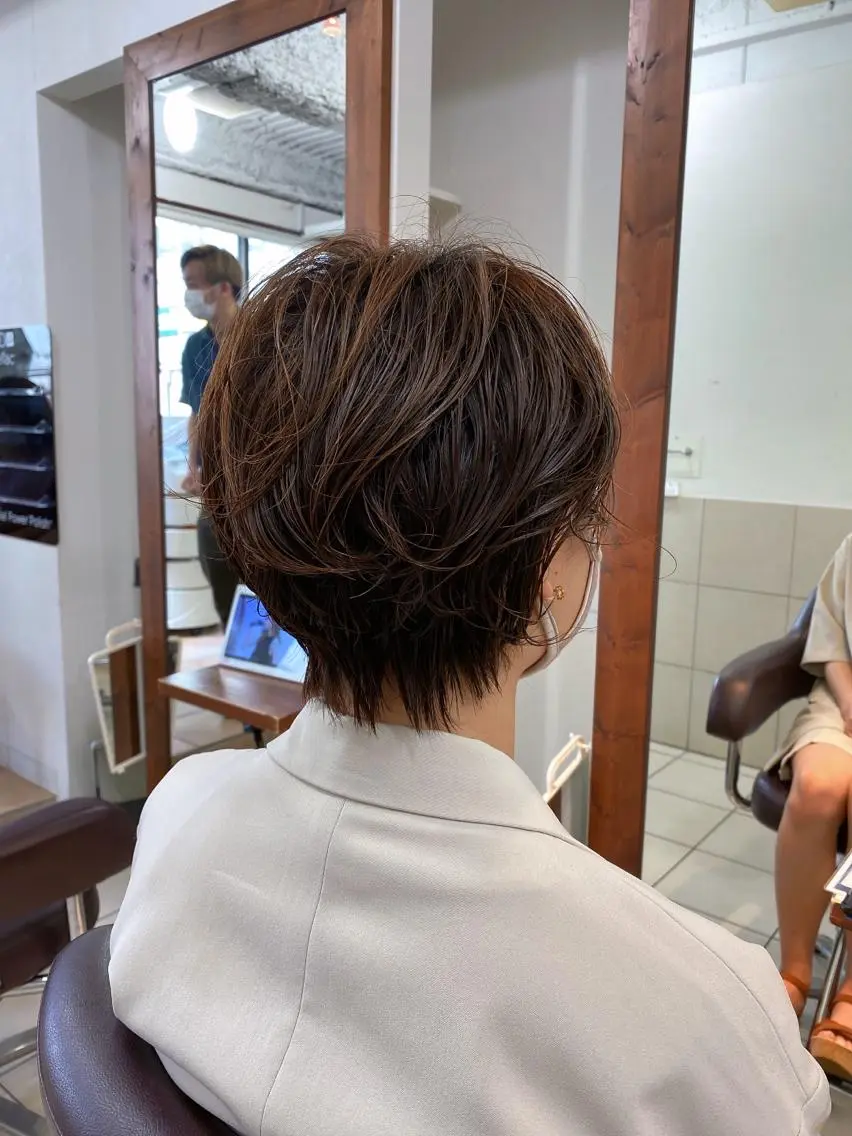 ショート パーマ ショートヘア ベリショディレクター 小野 健太郎のヘアスタイル