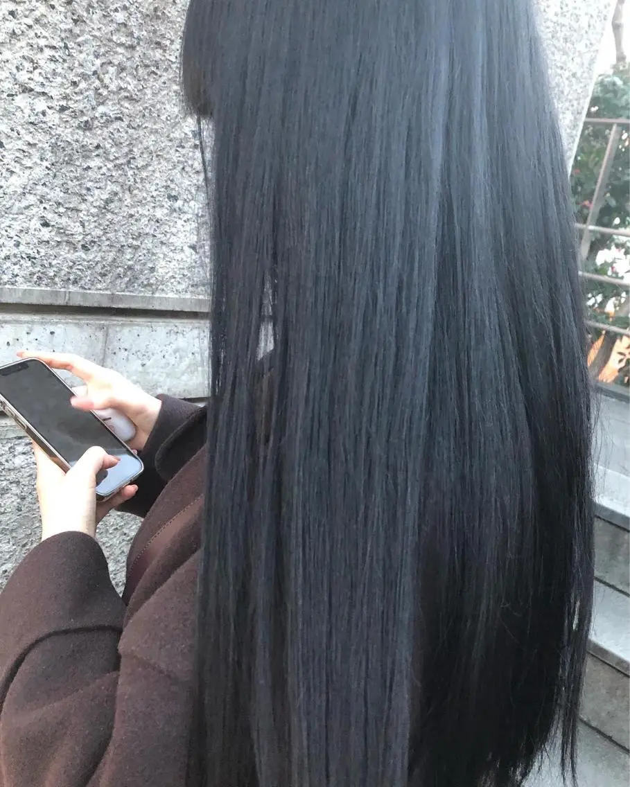 ロング カラー ヘアアレンジ 黒髪 ヘアカラー トリートメント メンズ特化✂️栗原 侑也のヘアスタイル