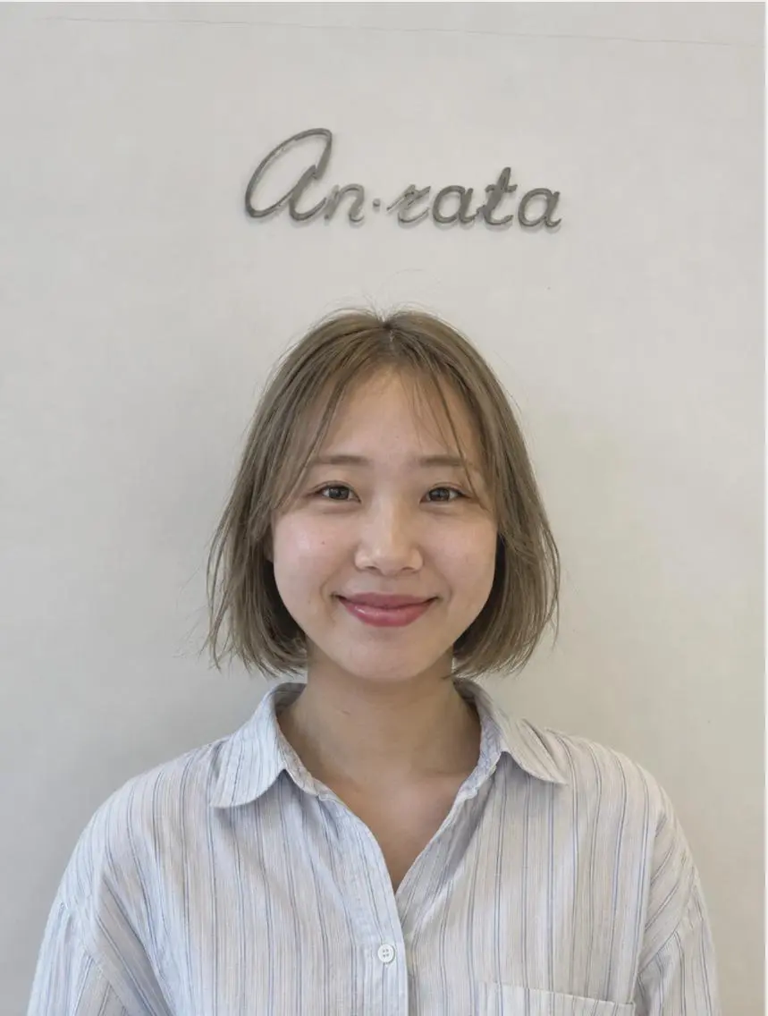 ショート カット ヘアカラー トリートメント an・rata/ プチプラ/和歌山市駅のヘアスタイル