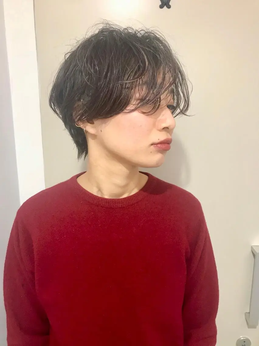 ショート パーマ 小林 明彦のヘアスタイル