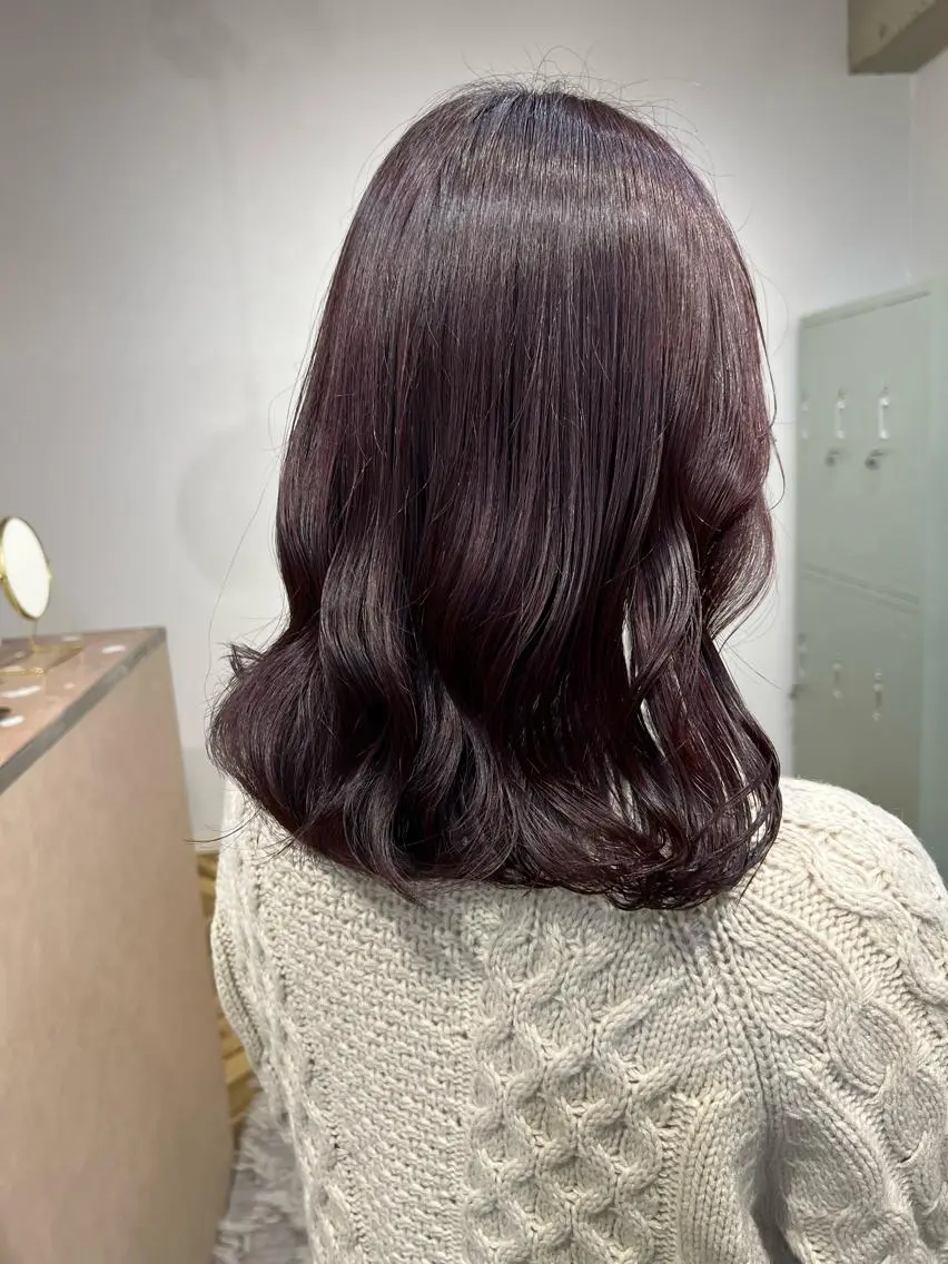 ミディアム カラー ラベンダーカラー ラベンダーピンク ピンクカラー ヘアカラー Ayaka🩰🎀 ガーリー/暖色♡のヘアスタイル