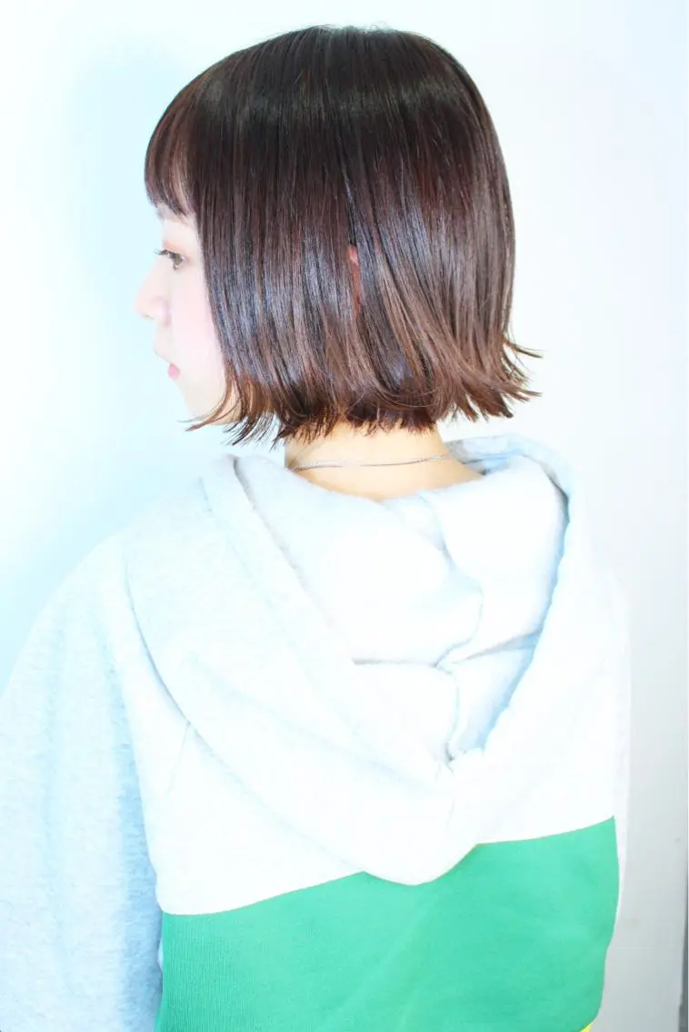 ミディアム カラー ショートボブ ボブ 似合わせカット ⭐️バッサリカット モデル募集⭐️佐野のヘアスタイル