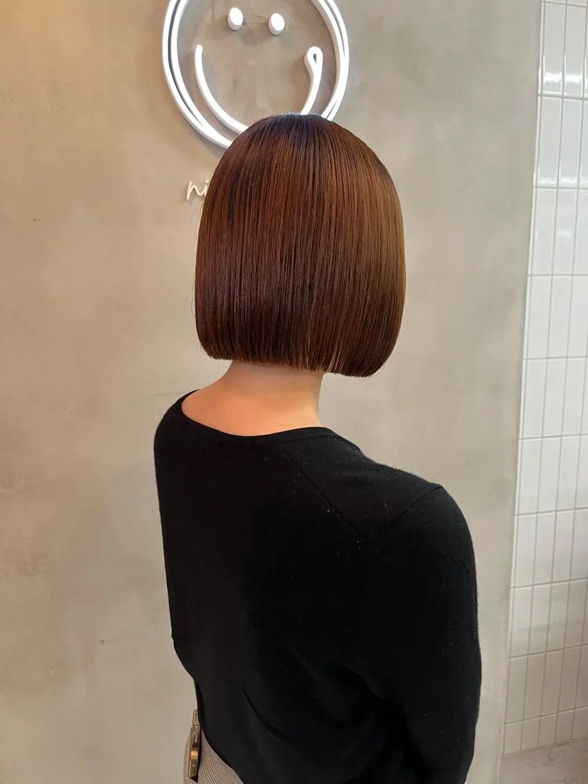 ミディアム ボブ&顔まわりレ イヤー♡TOMOE♡のヘアスタイル