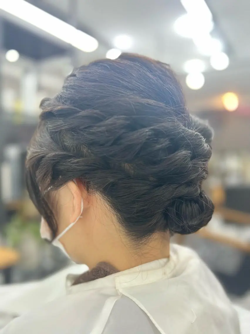 ミディアム THE PARK キシオカのヘアスタイル
