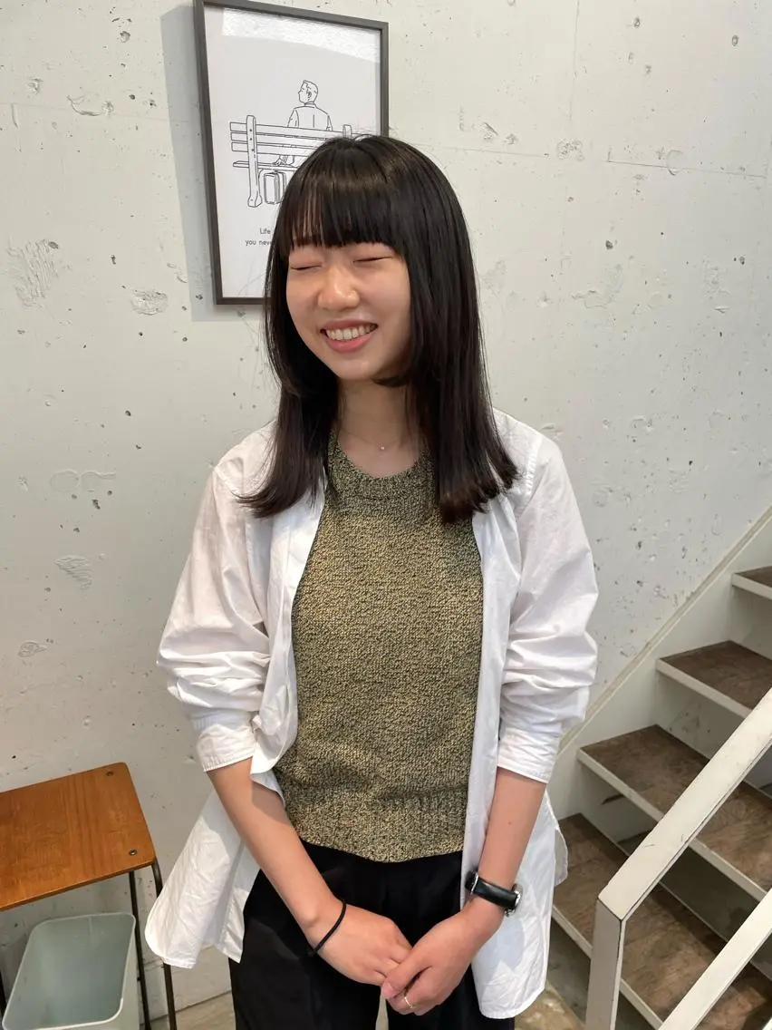 ミディアム 豊田 真夕のヘアスタイル