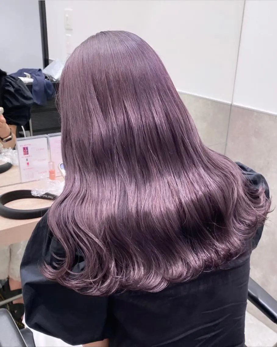 セミロング カラー 💗ガーリーヘア🎀 saki💗のヘアスタイル