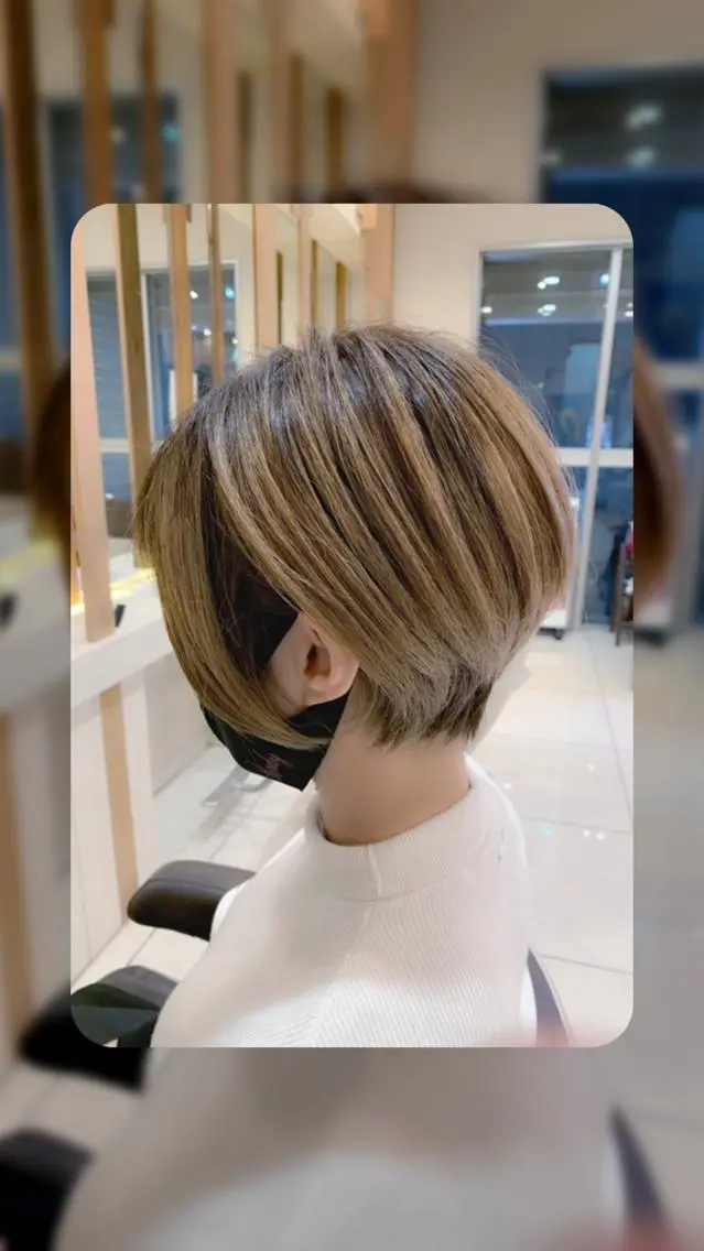ショート 💎桑原勇志/ ショート/ハイトーンのヘアスタイル