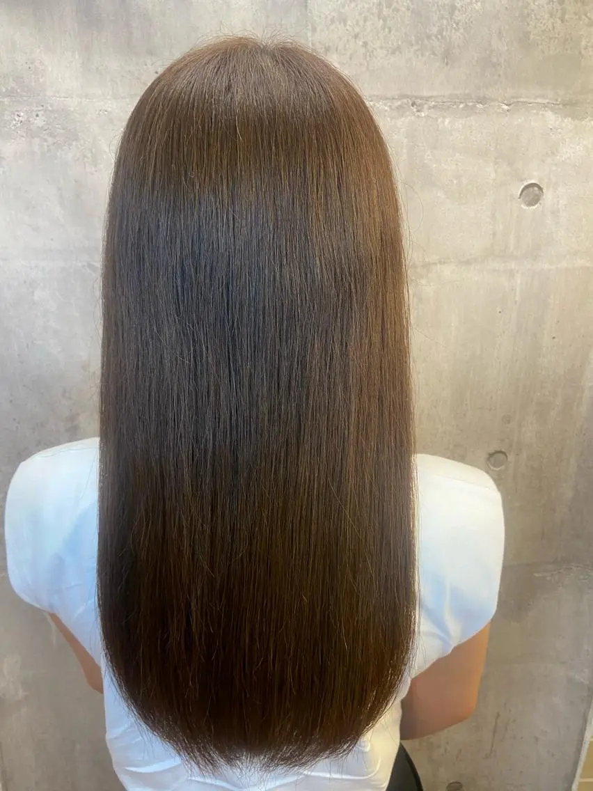ロング 🍀失敗しない 縮毛矯正熊谷竜馬🍀のヘアスタイル
