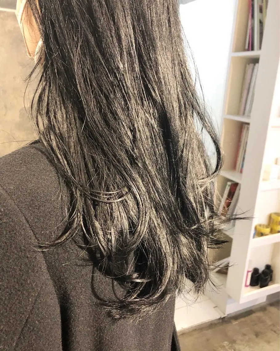 ロング カラー ヘアアレンジ ヘアカラー トリートメント メンズ特化✂️栗原 侑也のヘアスタイル