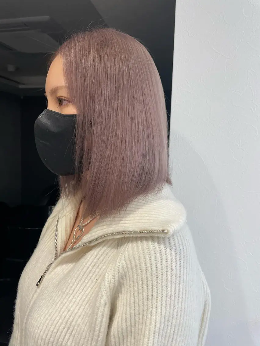 カラー 艶髪ハイトーンカラー kana♡のヘアスタイル