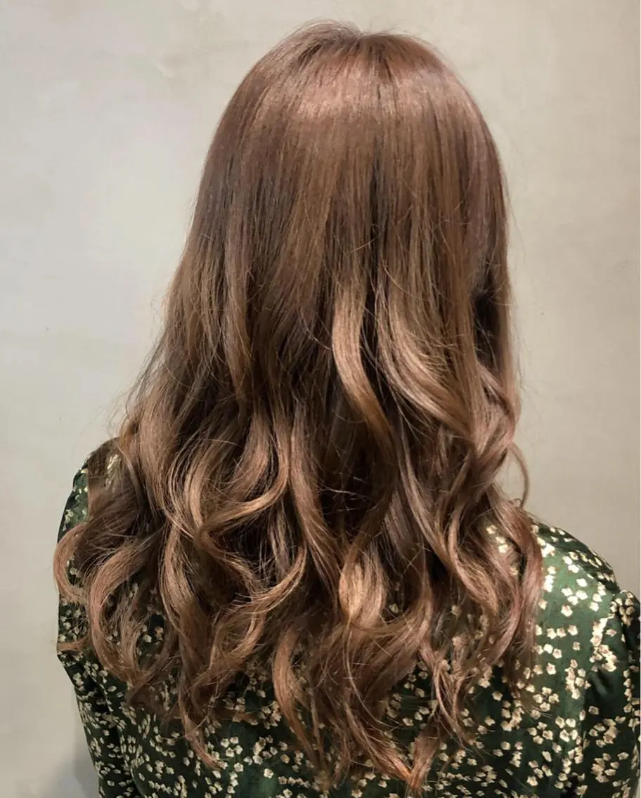 セミロング カラー ヘアアレンジ ヘアカラー トリートメント ヘアセット TOKI /透明感/原宿のヘアスタイル