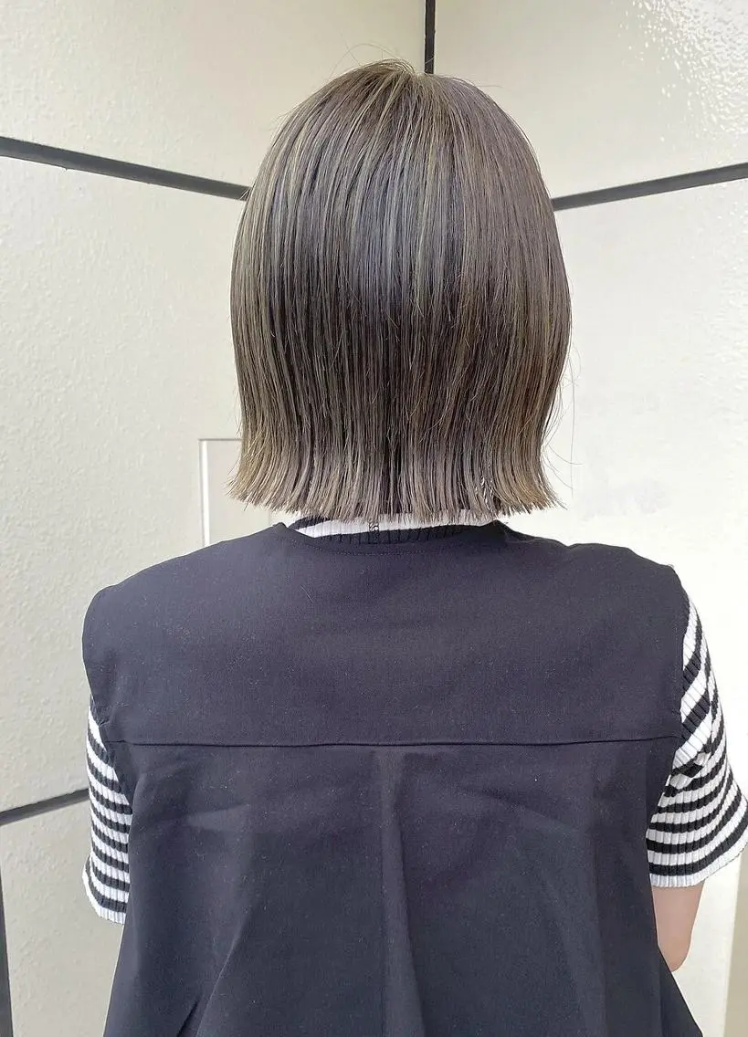 ショート カラー ヘアカラー 大西成那 WILLOW京橋のヘアスタイル