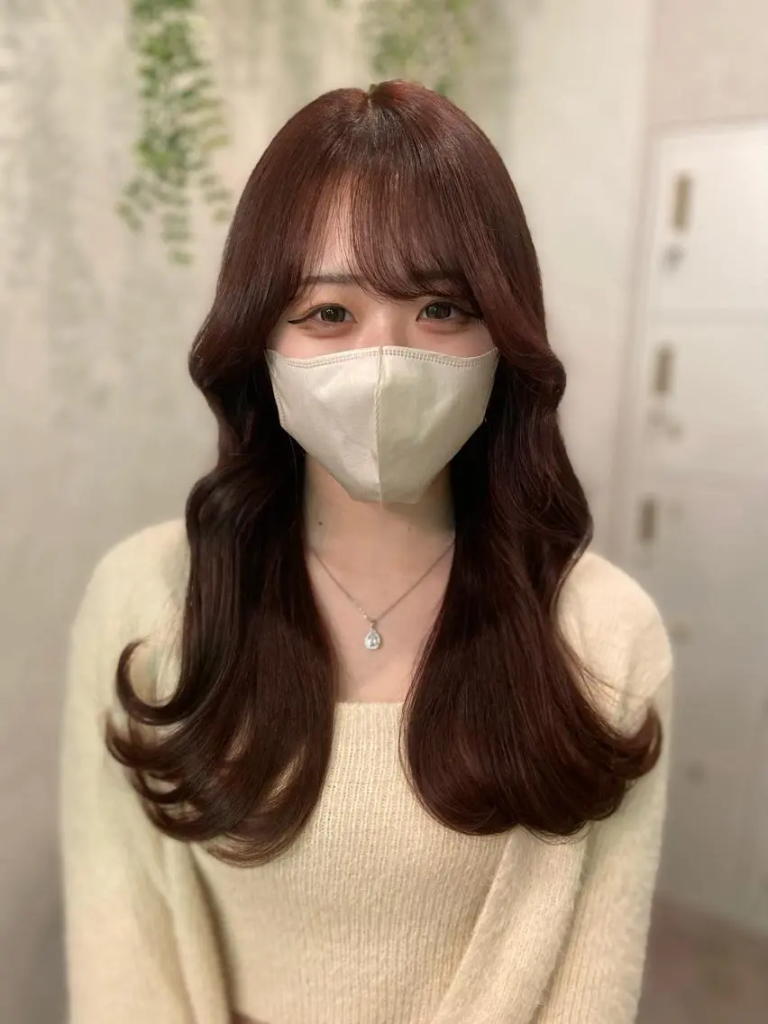 ロング 永井 亮のヘアスタイル
