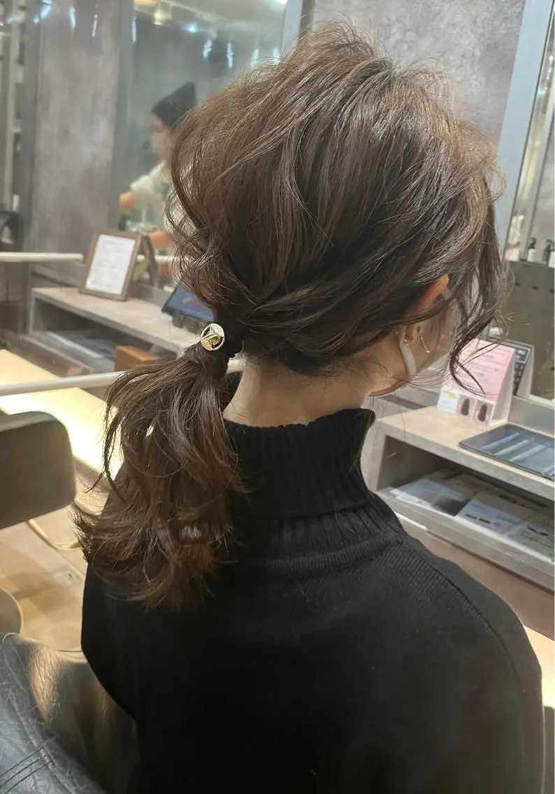 ミディアム くびれヘア カット ヘアセット 骨格整形カット/ ショート✂️堀夢哉のヘアスタイル